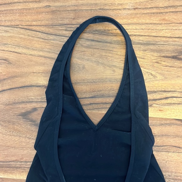 v neck scoop back american apparel body suit size xs - Picture 3 of 3